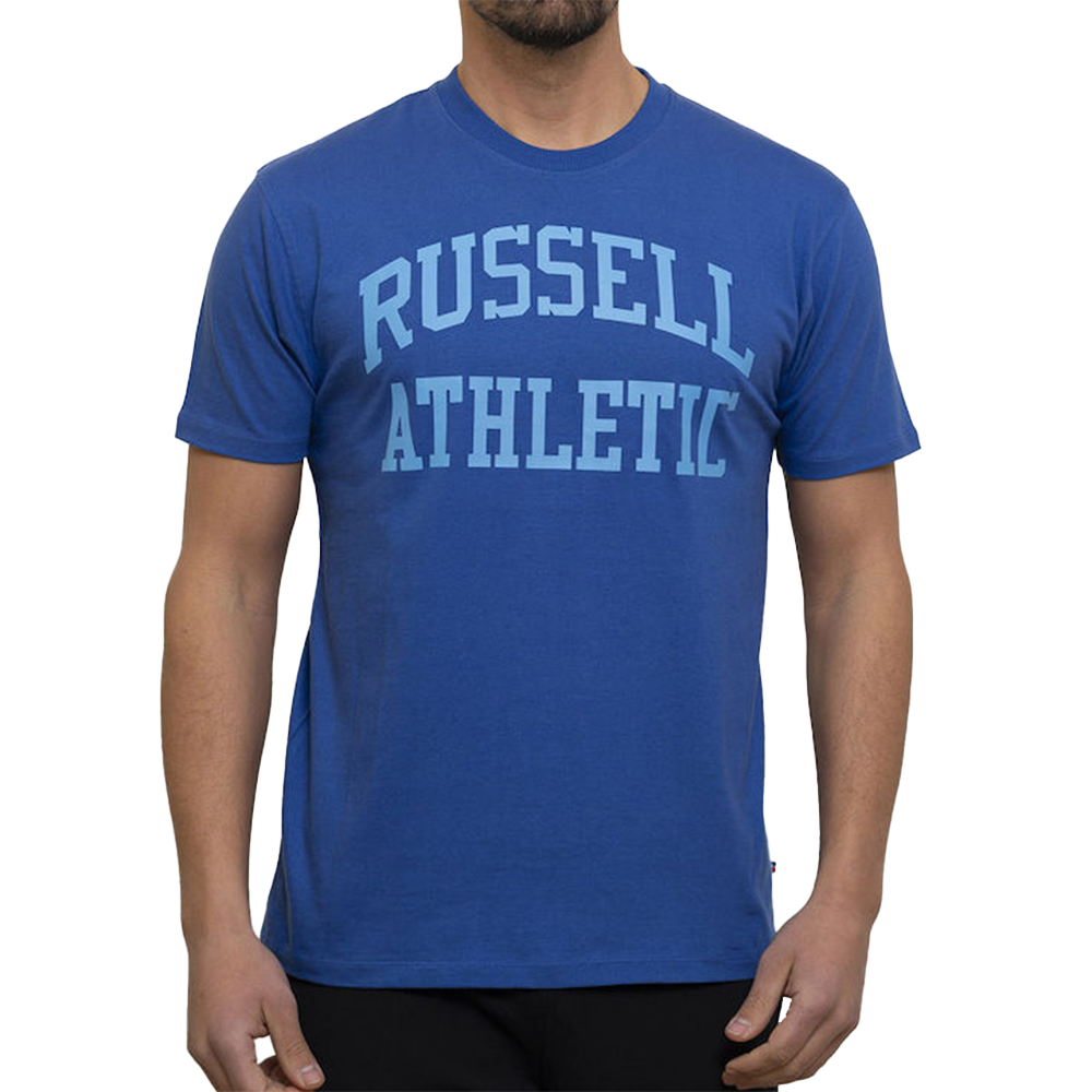 RUSSELL ATHLETIC Iconic Short Sleeve Crewneck Tee Ανδρικό T-Shirt - Μπλε