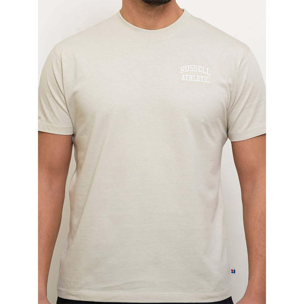 RUSSELL ATHLETIC Iconic Short Sleeve Crewneck Tee Ανδρικό T-Shirt - Μπεζ