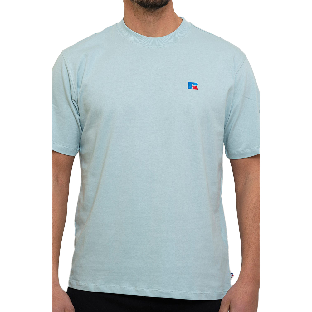 RUSSELL ATHLETIC Baseliners Short Sleeve Crewneck Tee Ανδρικό T-Shirt - Γαλάζιο