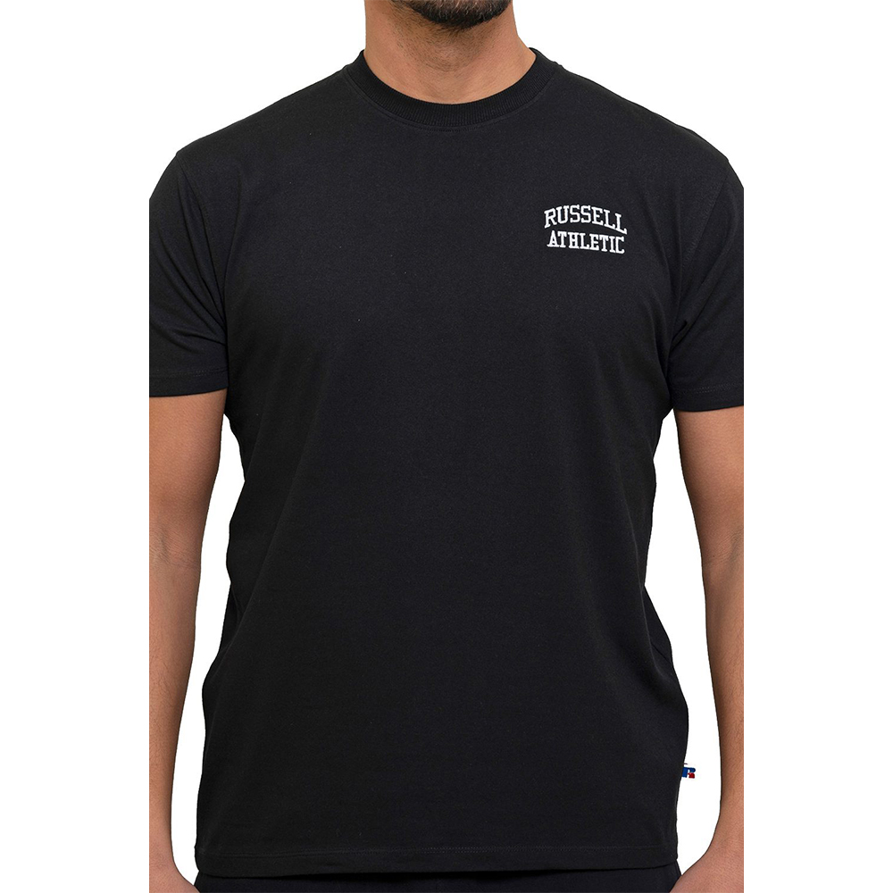 RUSSELL ATHLETIC Iconic Short Sleeve Ανδρικό T-Shirt - Μαύρο