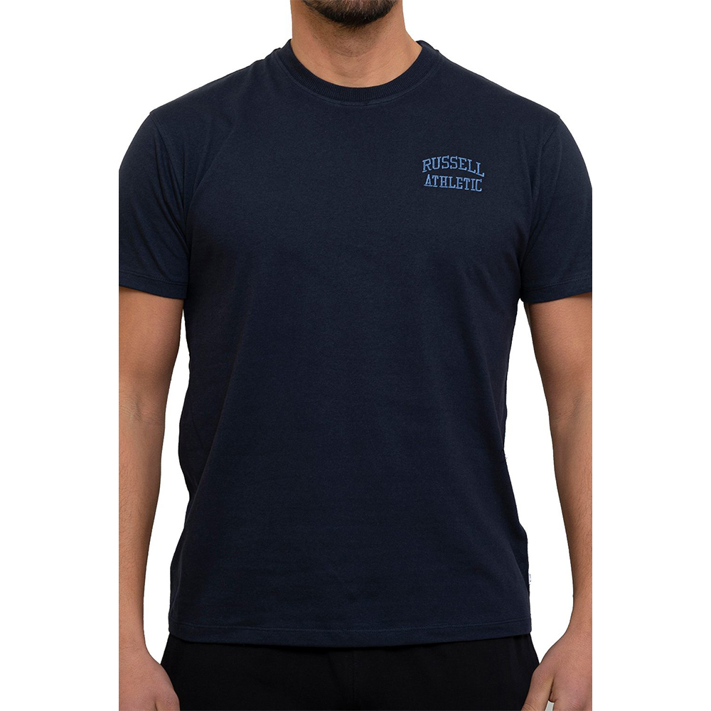 RUSSELL ATHLETIC Iconic Short Sleeve Ανδρικό T-Shirt - Μπλε