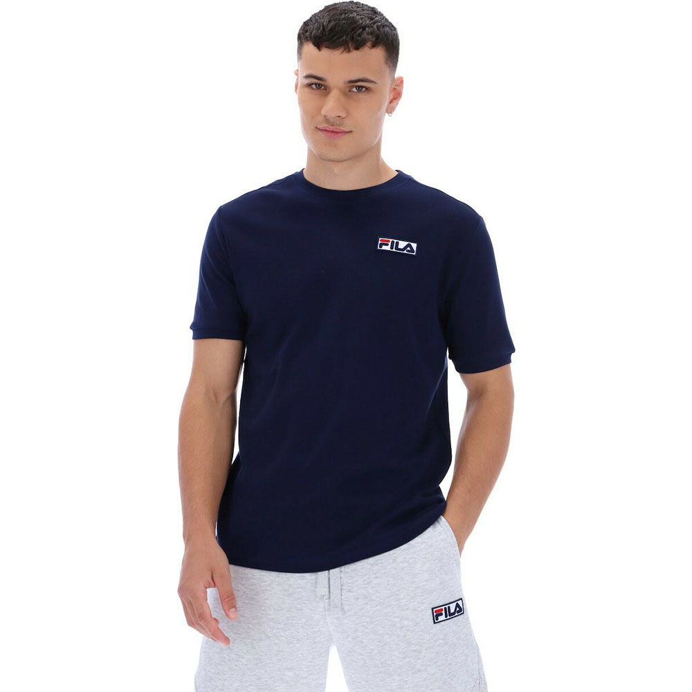 FILA Sinik Ringer Tee Ανδρική Μπλούζα - Μπλε