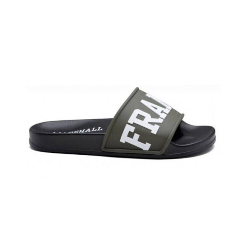 FRANKLIN & MARSHALL Slipper Double Slides Unisex Παντόφλες - Χακί