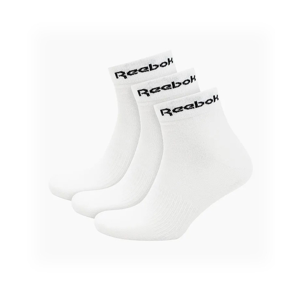REEBOK Active Core Ankle Sock 3 Pairs Unisex Κάλτσες 3 ζεύγη - Λευκό