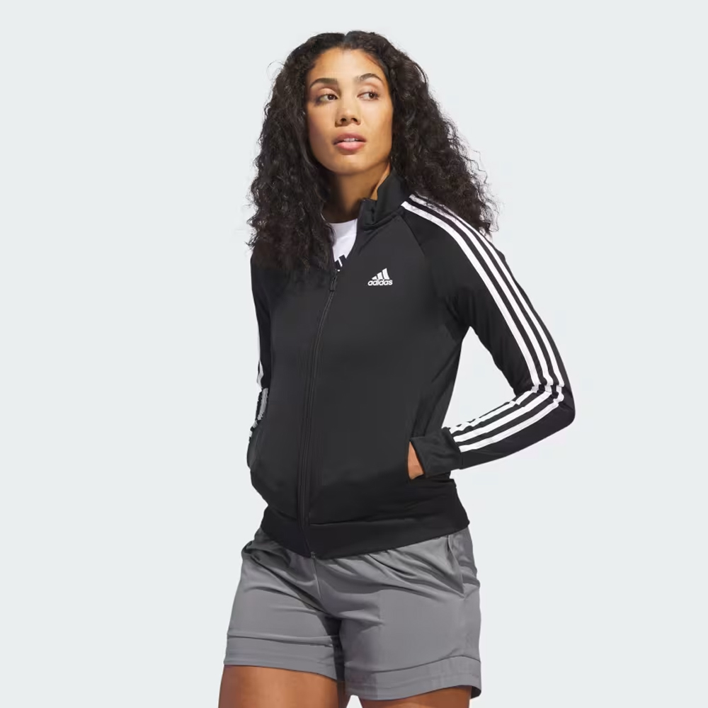 ADIDAS Primegreen Warm-Up Slim 3-Stripes Track Jacket Γυναικεία Ζακέτα - Μαύρο