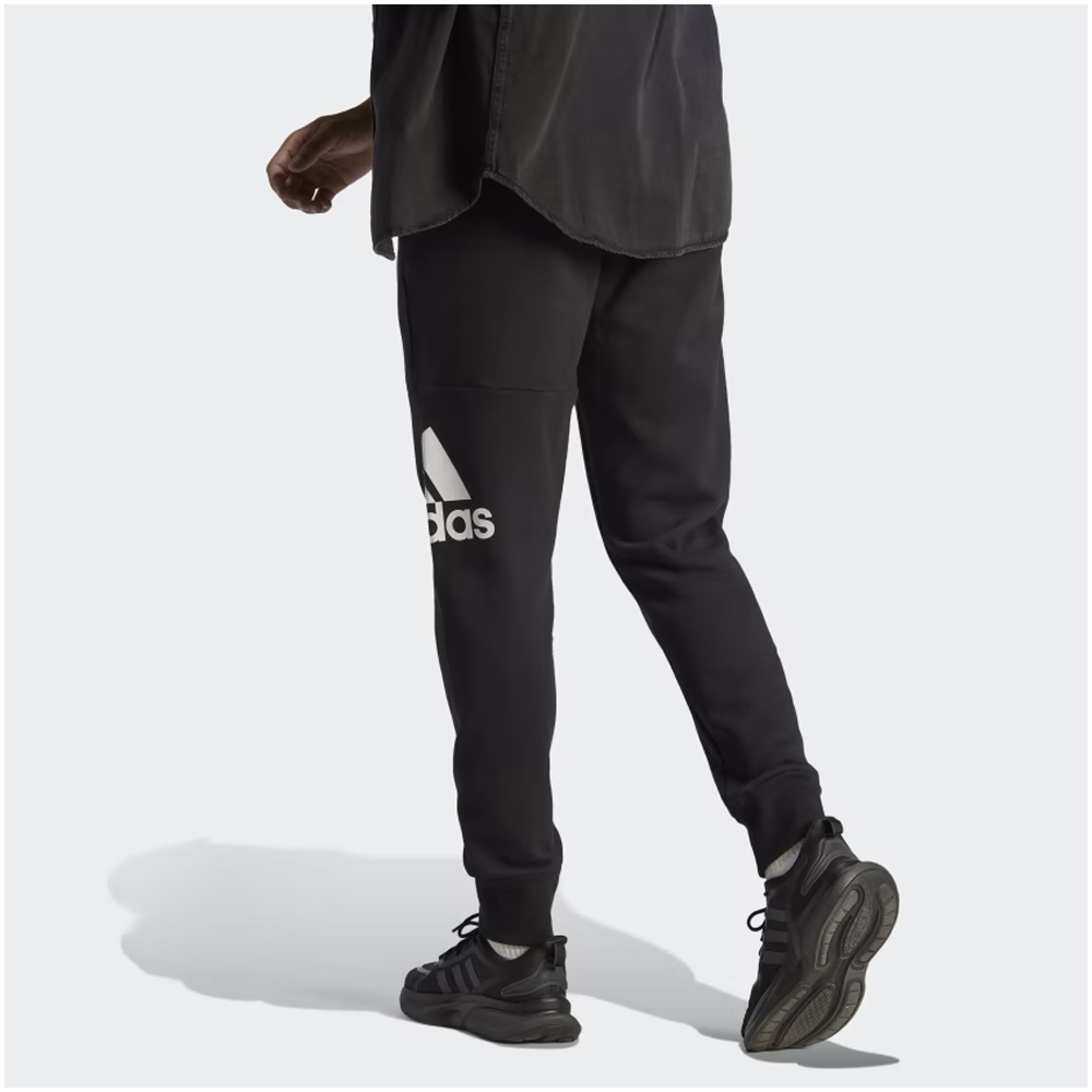 ADIDAS Essentials French Terry Tapered Cuff Logo Pants Ανδρικό Παντελόνι Φόρμας  - 3