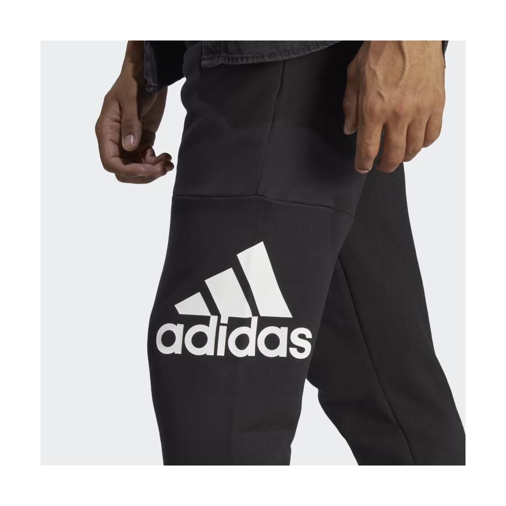 ADIDAS Essentials French Terry Tapered Cuff Logo Pants Ανδρικό Παντελόνι Φόρμας  - 5