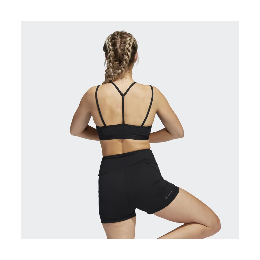 ADIDAS Yoga Essentials Light-Support Bra Γυναικείο Αθλητικό Μπουστάκι - 3