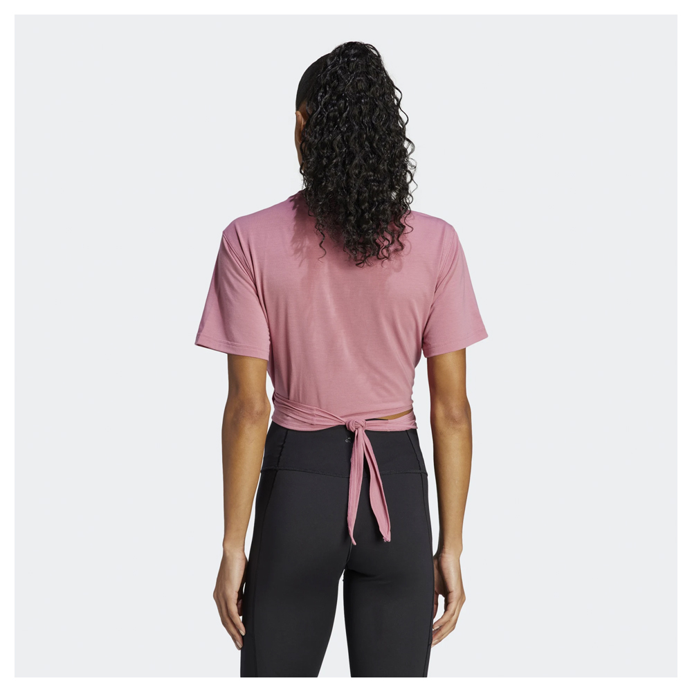 ADIDAS Yoga Studio Tee Γυναικείο Μπλουζάκι  - 2