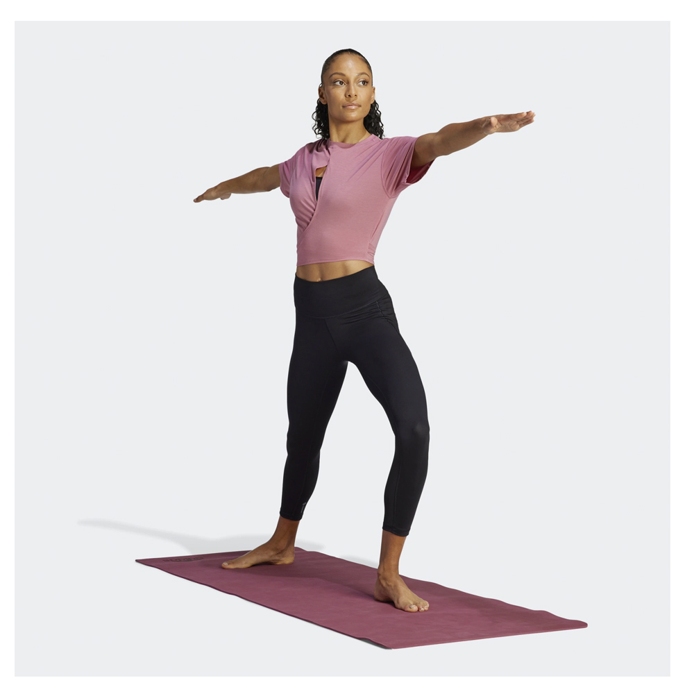 ADIDAS Yoga Studio Tee Γυναικείο Μπλουζάκι  - 3