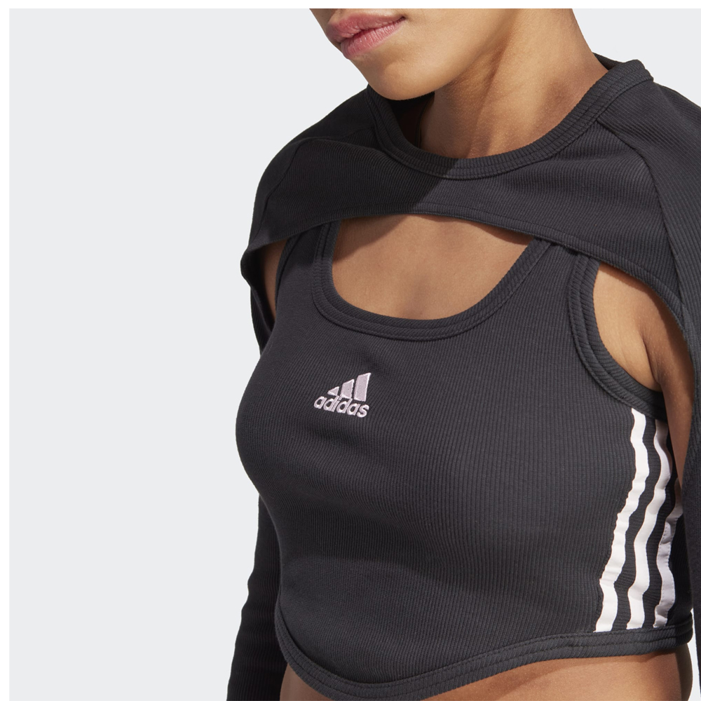 ADIDAS Dance 2 in 1 Top Γυναικείο Crop Top - 4