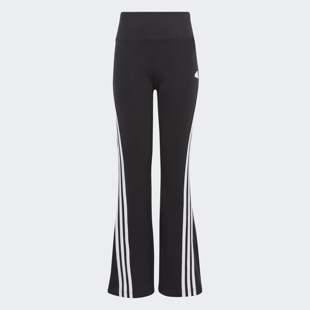 ADIDAS Future Icons 3-Stripes Cotton Flared Tights Παιδικό Κολάν - Μαύρο