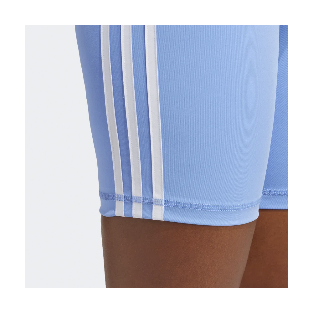 ADIDAS Training Essentials 3-Stripes High Waisted Short Leggings Γυναικείο Σορτς Κολάν - 5