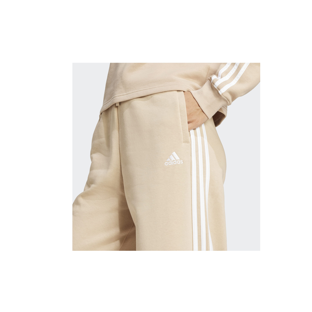 ADIDAS Women's Essentials 3 Stripes Fleece Wide Pant Γυναικείο Παντελόνι Φόρμας  - 4