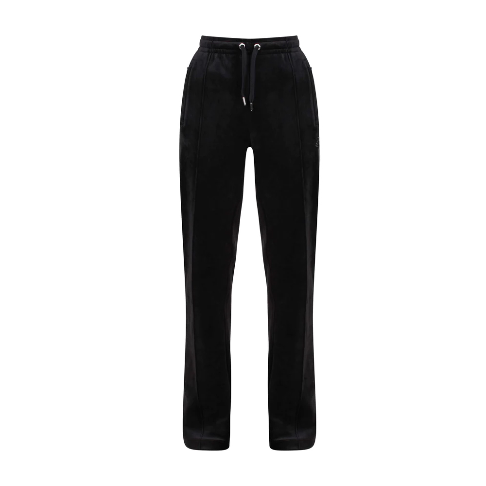 JUICY COUTURE Tina Velour Track Pant With Diamante Branding Γυναικείο Βελούδινο Παντελόνι Φόρμας - 5