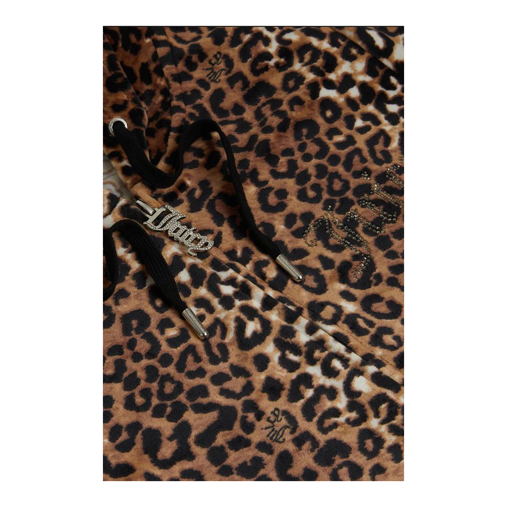 JUICY COUTURE Marissa Leopard Print Hoodie Γυναικεία Ζακέτα - 5