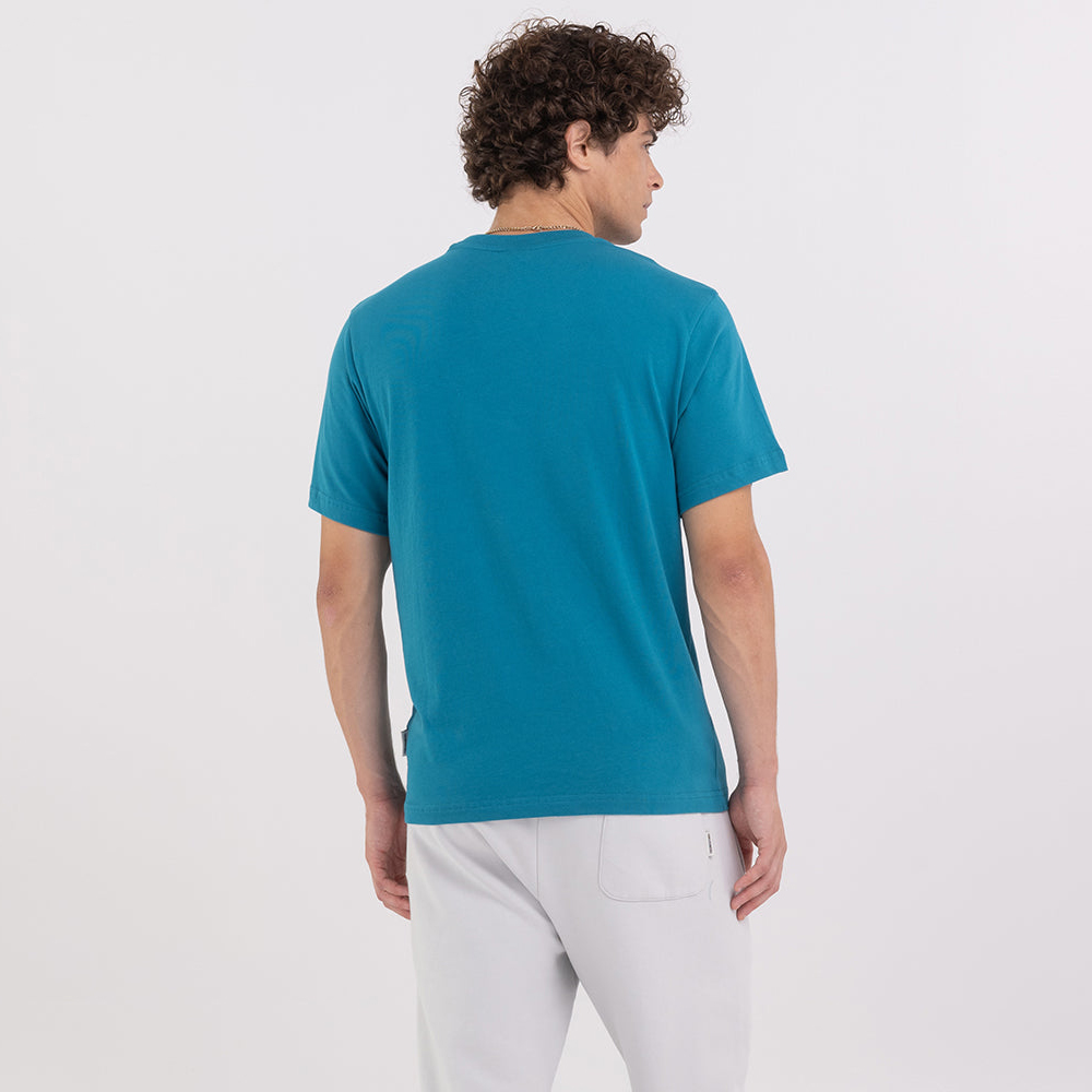 FRANKLIN & MARSHALL Agender jersey t-shirt with arch letter print Unisex T-Shirt - 4