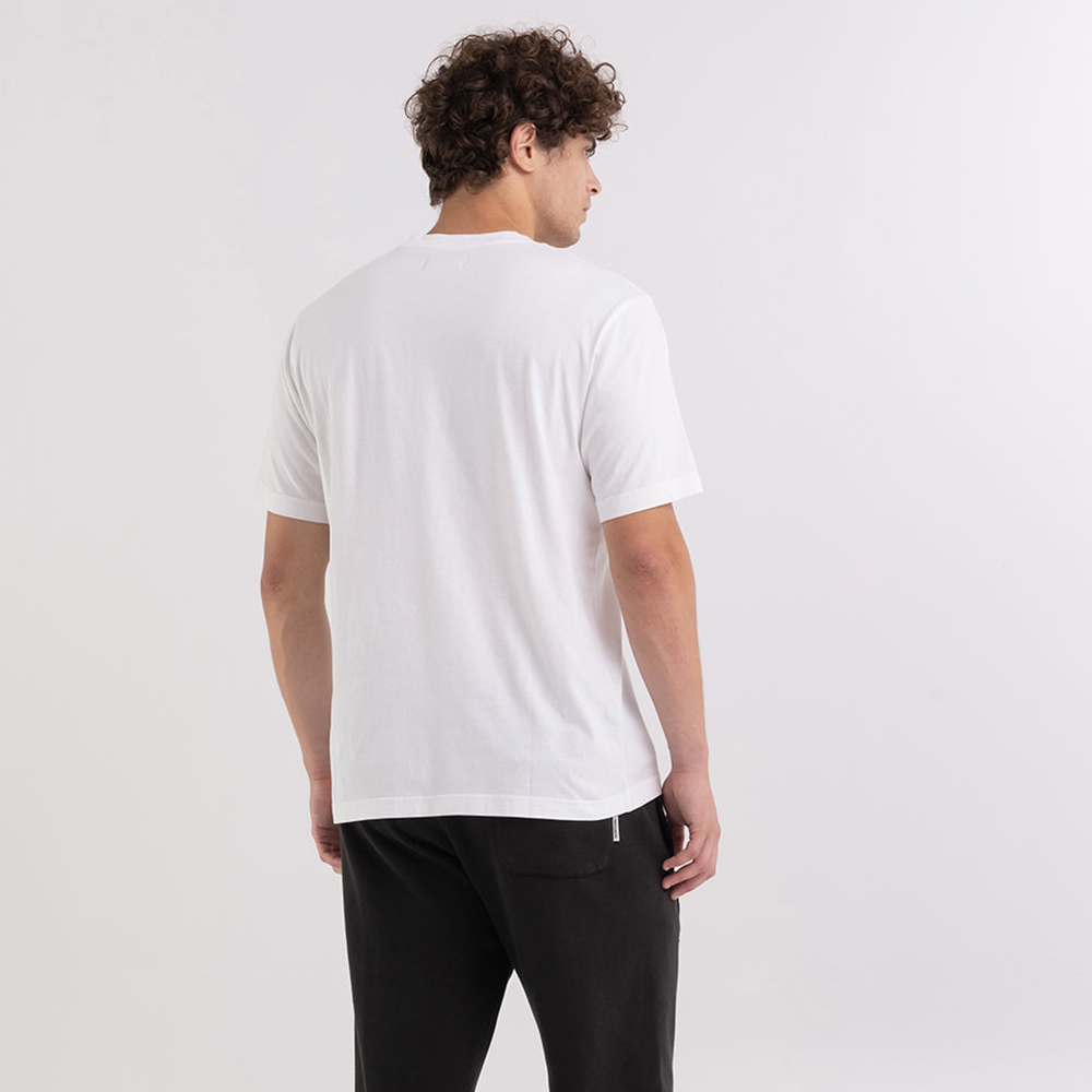 FRANKLIN & MARSHALL T-shirt in organic cotton with alumni modern Greeks print Ανδρικό T-Shirt - 3