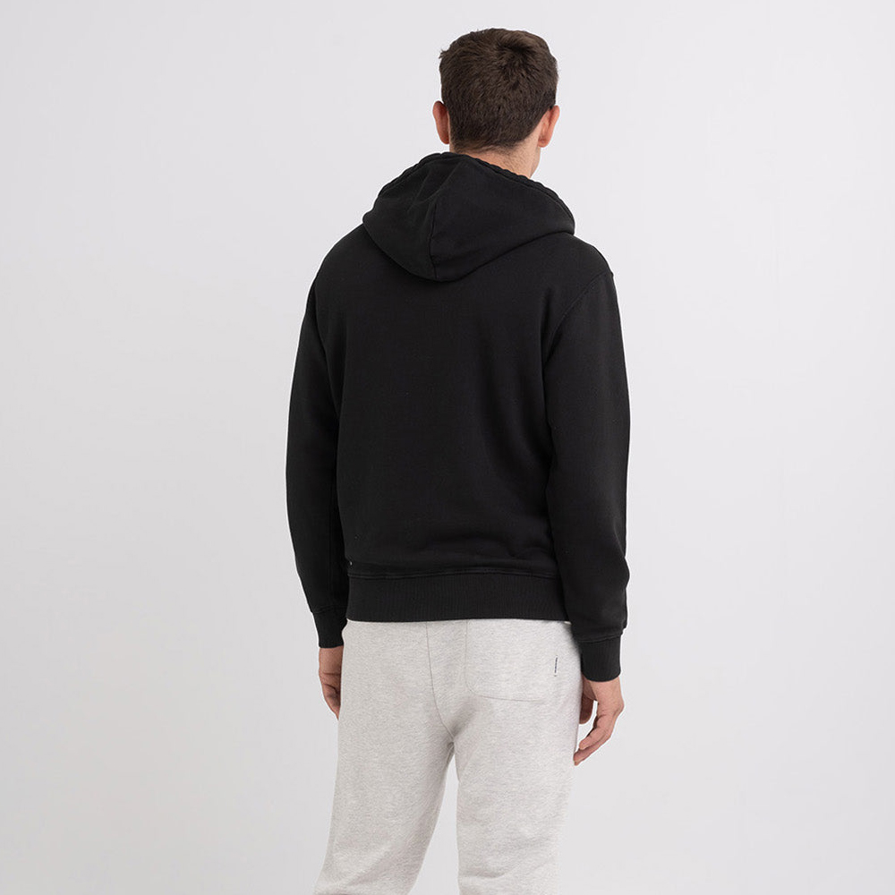 FRANKLIN & MARSHALL Full zipper hoodie with Crest logo embroidery Ανδρική Ζακέτα - 3