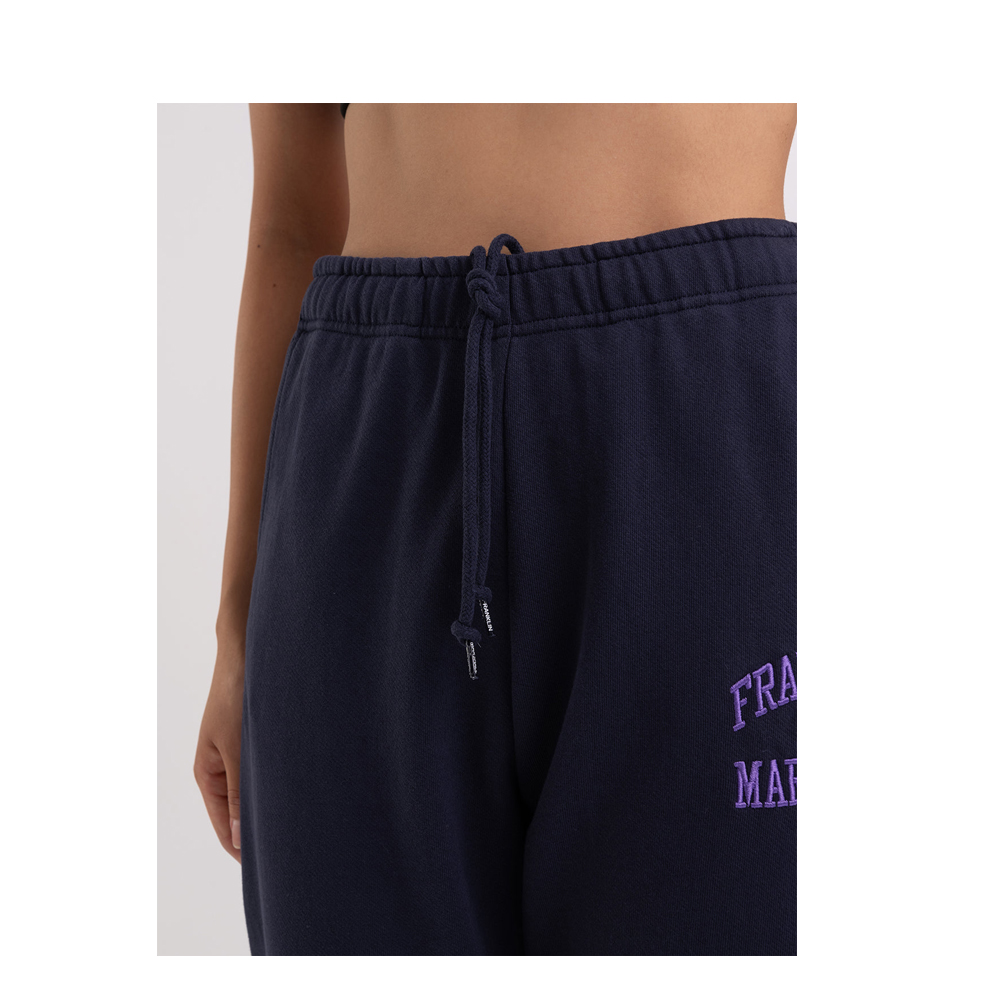 FRANKLIN & MARSHALL Fleece jogger trousers with arch letter logo embroidery Γυναικείο Παντελόνι Φόρμας - 5