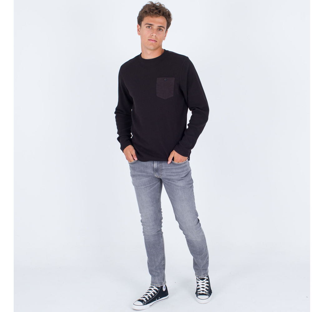 HURLEY Sweater men - Felton thermal Ανδρική Μακρυμάνικη Μπλούζα - 5