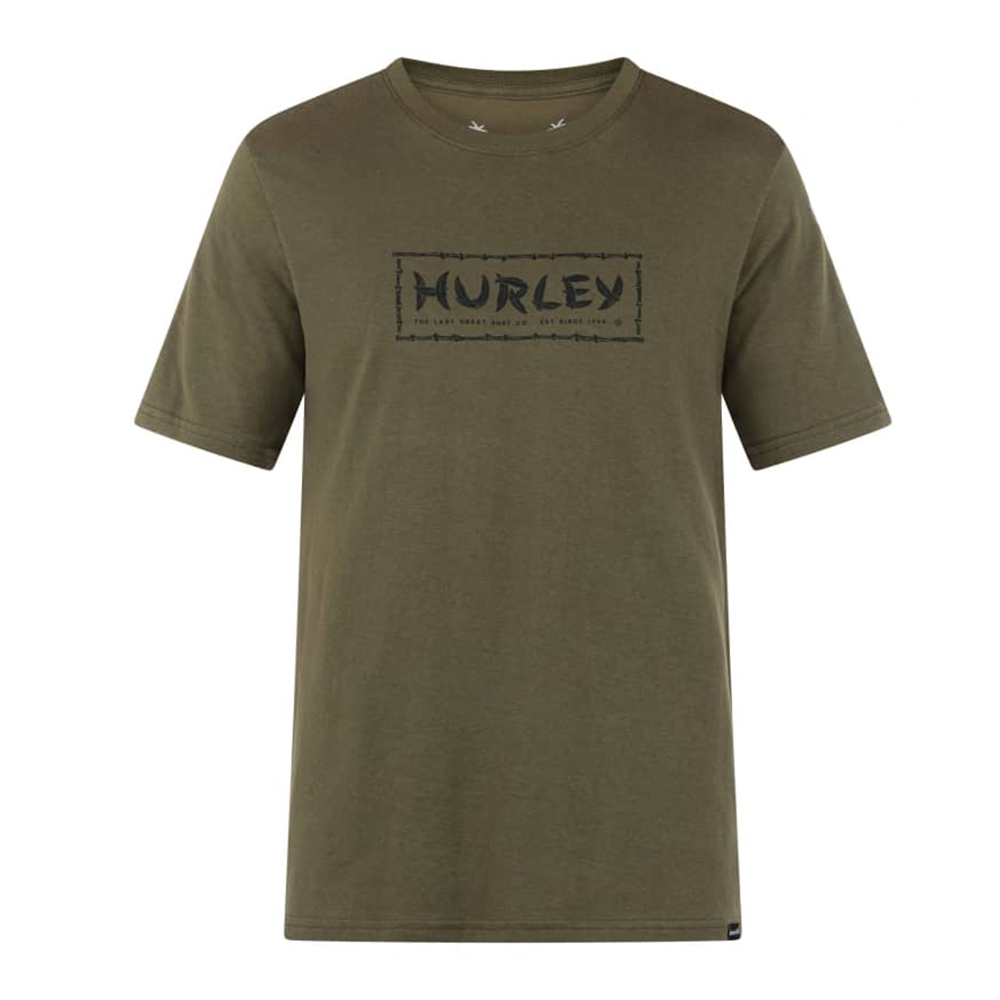 HURLEY  Everyday Death In Paradise Short Sleeve Ανδρικό T-Shirt - Χακί