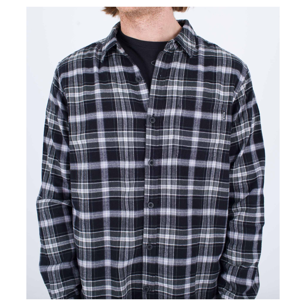 HURLEY Shirt long sleeve men - Portland organic flannel Ανδρικό Πουκάμισο - 4