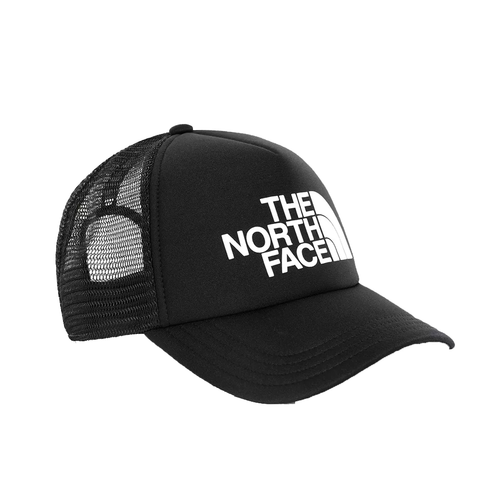  THE NORTH FACE Logo Trucker Cap Unisex Καπέλο Μαύρο - 1