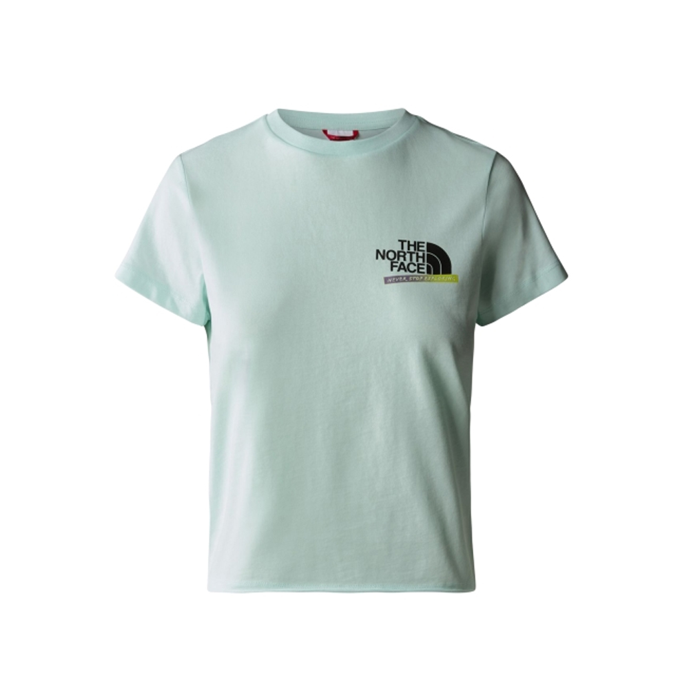 THE NORTH FACE Graphic Fitted Tee Γυναικείο T-Shirt  - Γαλάζιο