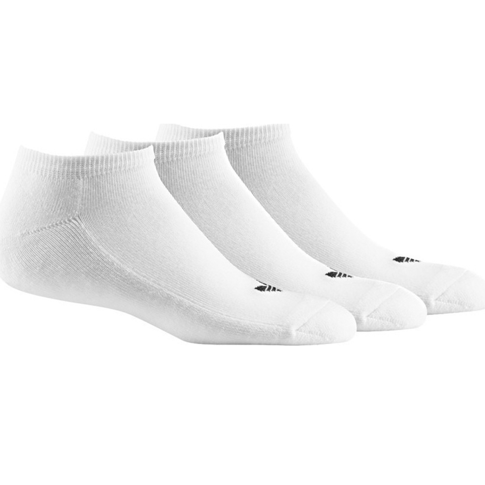 ADIDAS ORIGINALS Trefoil Liner Socks Unisex Κάλτσες Σετ 3 ζεύγη - Λευκό