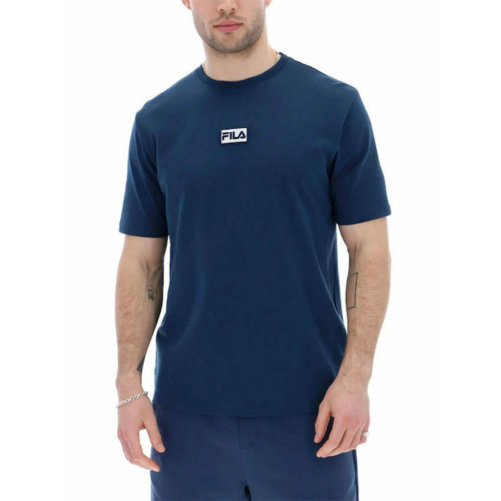 FILA Dax Short sleeve Tee Unisex Κοντομάνικο - Μπλε