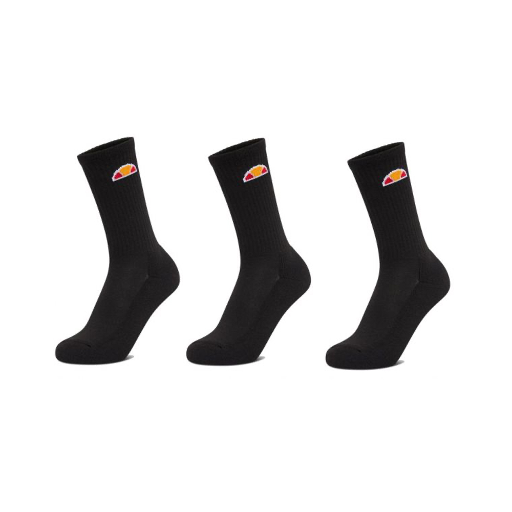 ELLESSE Tisbi 3 pack Sock Unisex Κάλτσες 3 ζεύγη - Μαύρο