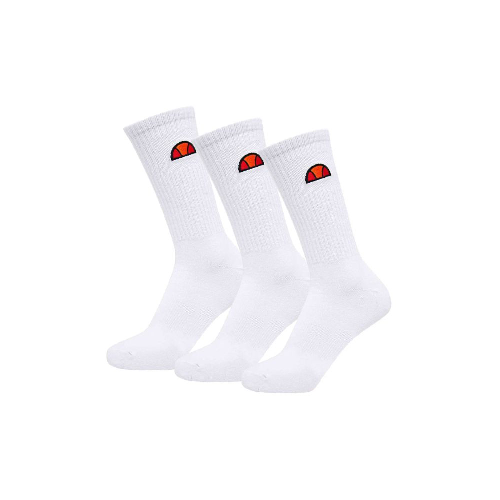 ELLESSE Tisbi 3 pack Sock Unisex Κάλτσες 3 ζεύγη - Λευκό