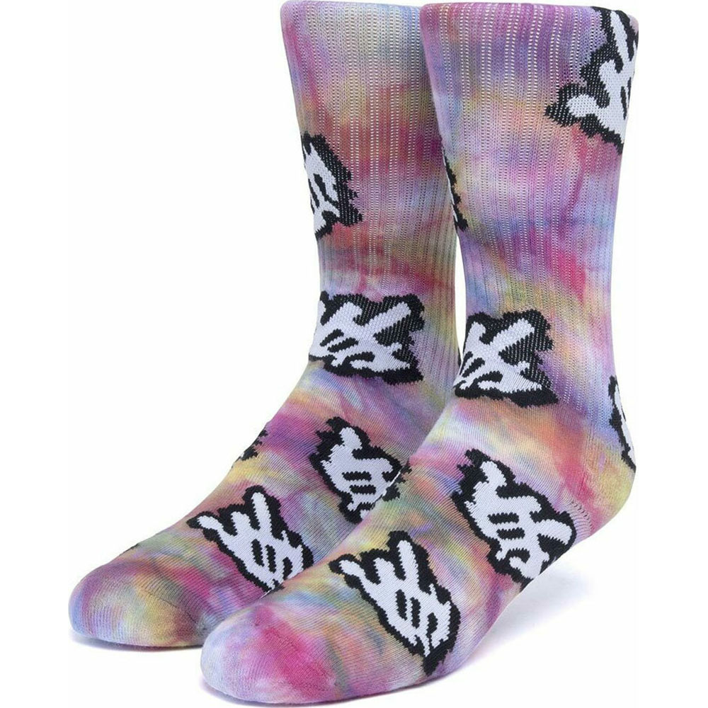 HUF Fuck It Tiedye Cursor Socks Unisex Κάλτσες - Multi