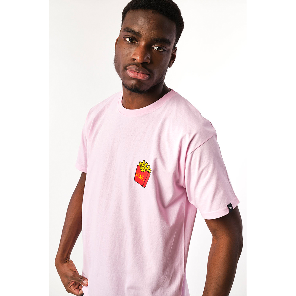 OWL T-shirt Pink Owl Fries - 2