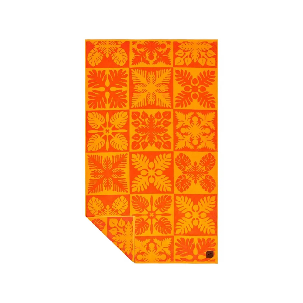 SLOWTIDE Kapwna Orange Πετσέτα Θαλάσσης  76 cm x 178 cm - Πορτοκαλί