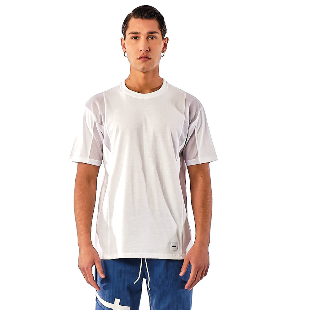 OWL T-shirt Multipanel White - 1