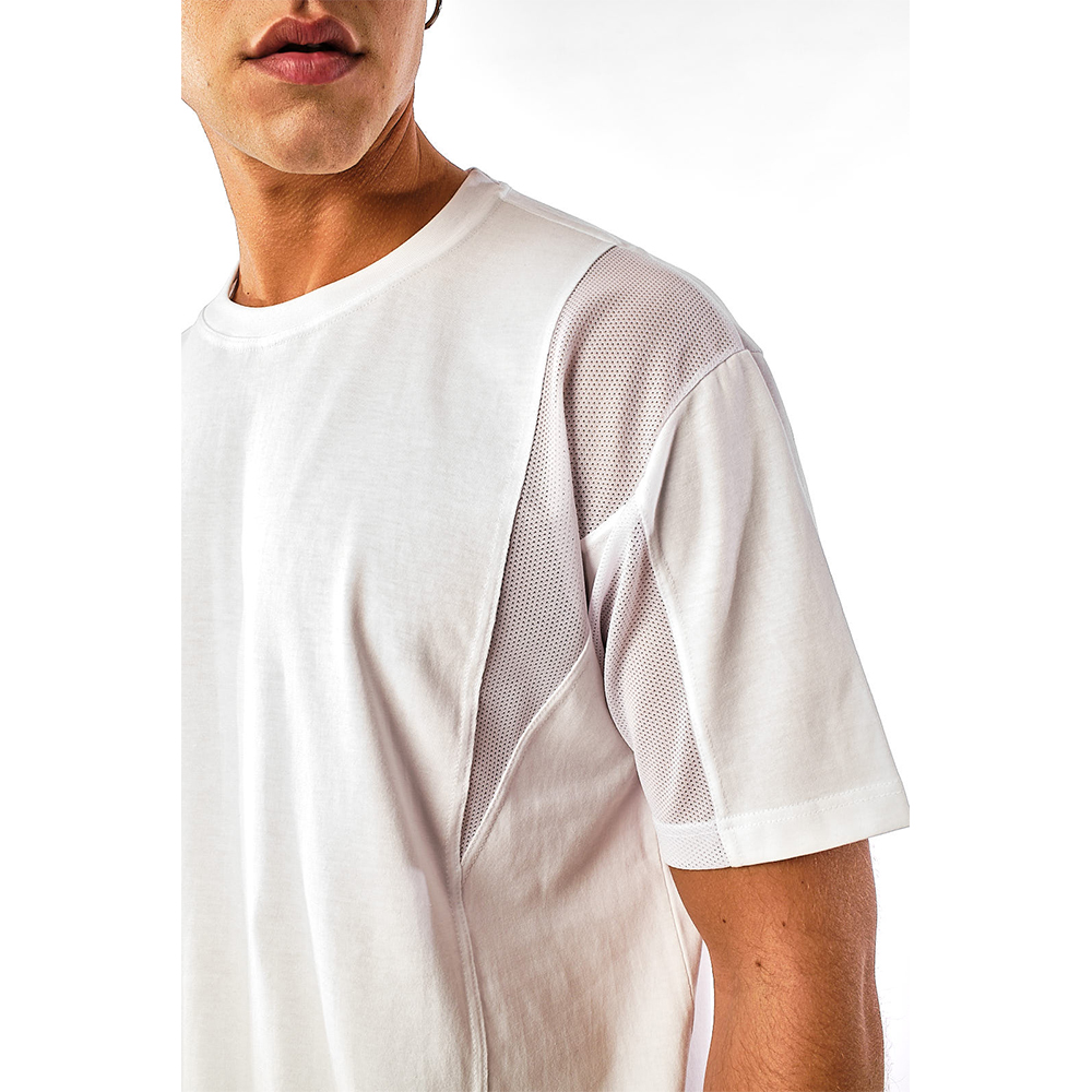 OWL T-shirt Multipanel White - 3