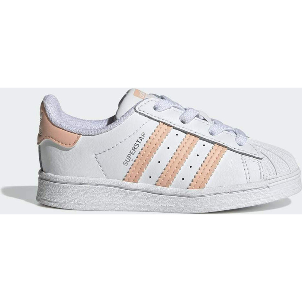 ADIDAS ORIGINALS Superstar El I παιδικά sneakers - Λευκό-Ροζ