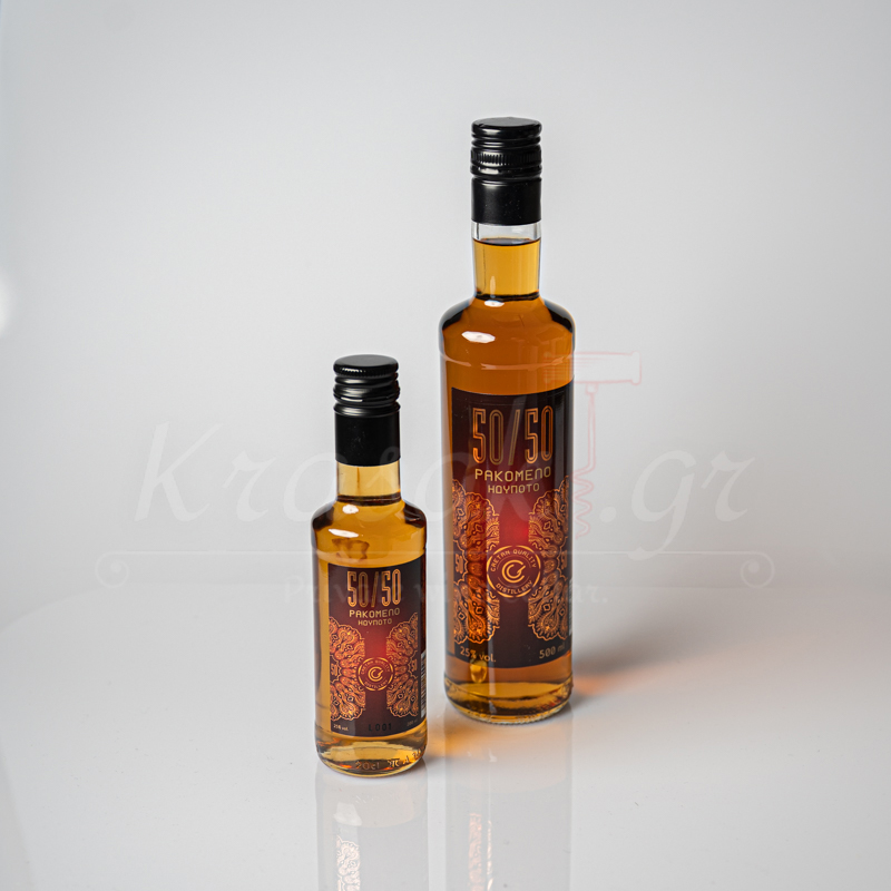 Ρακόμελο 50/50, Cretan Quality Distillery - 200ml