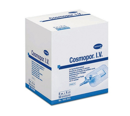 Επιθεμα Γαζας για Φλεβοκαθετηρα 6x8cm Cosmopor 50Τμχ Hartmann - 