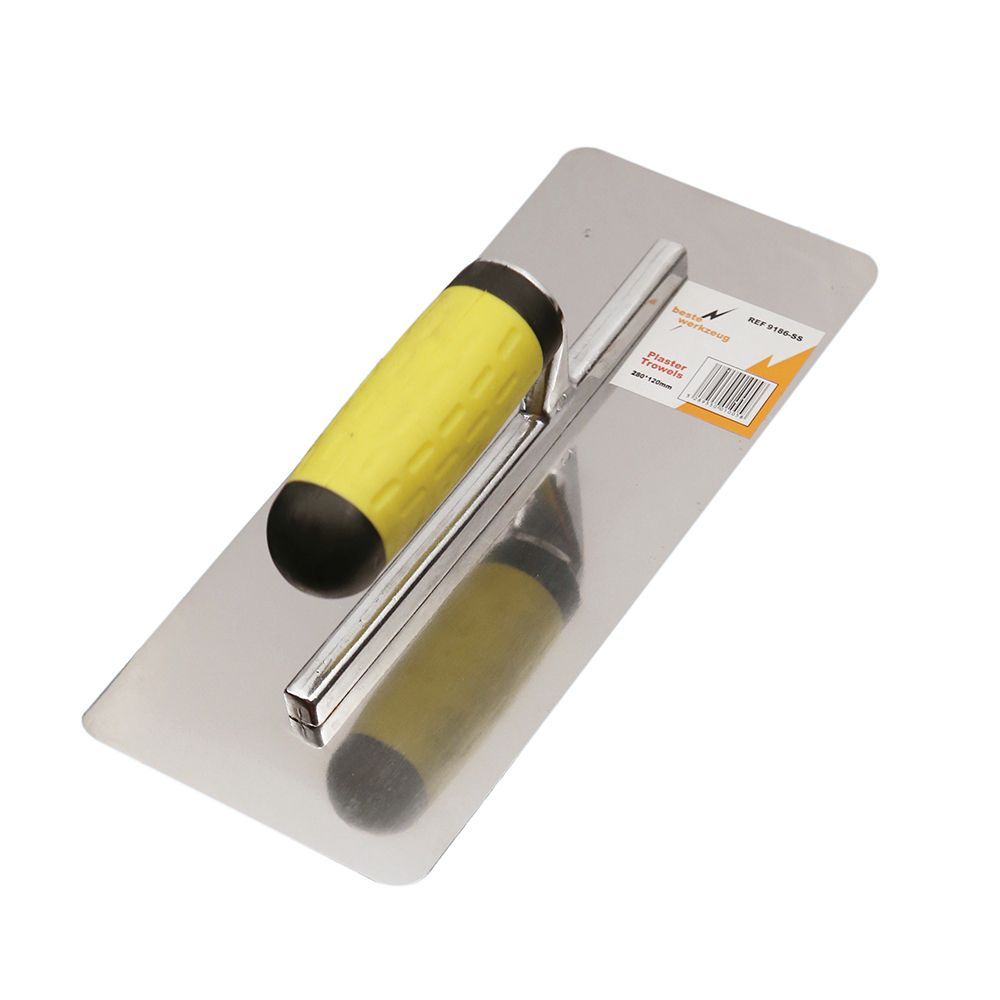 ΣΠΑΤΟΥΛΑ STUCCO INOX ΟΒΑΛ ΜΑΛΑΚΗ ΛΑΒΗ TOKEN  - 