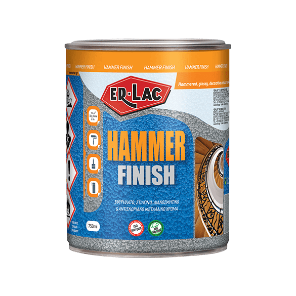 HAMMER FINISH Σφυρήλατο στιλπνό μεταλλικό χρώμα - 750mL