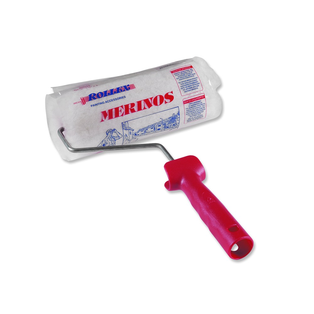 MERINOS ΓΟΥΝΙΝΟ ΜΑΚΡΥΜΑΛΛΟ  ΡΟΛΟ ΒΑΦΗΣ - Λευκό