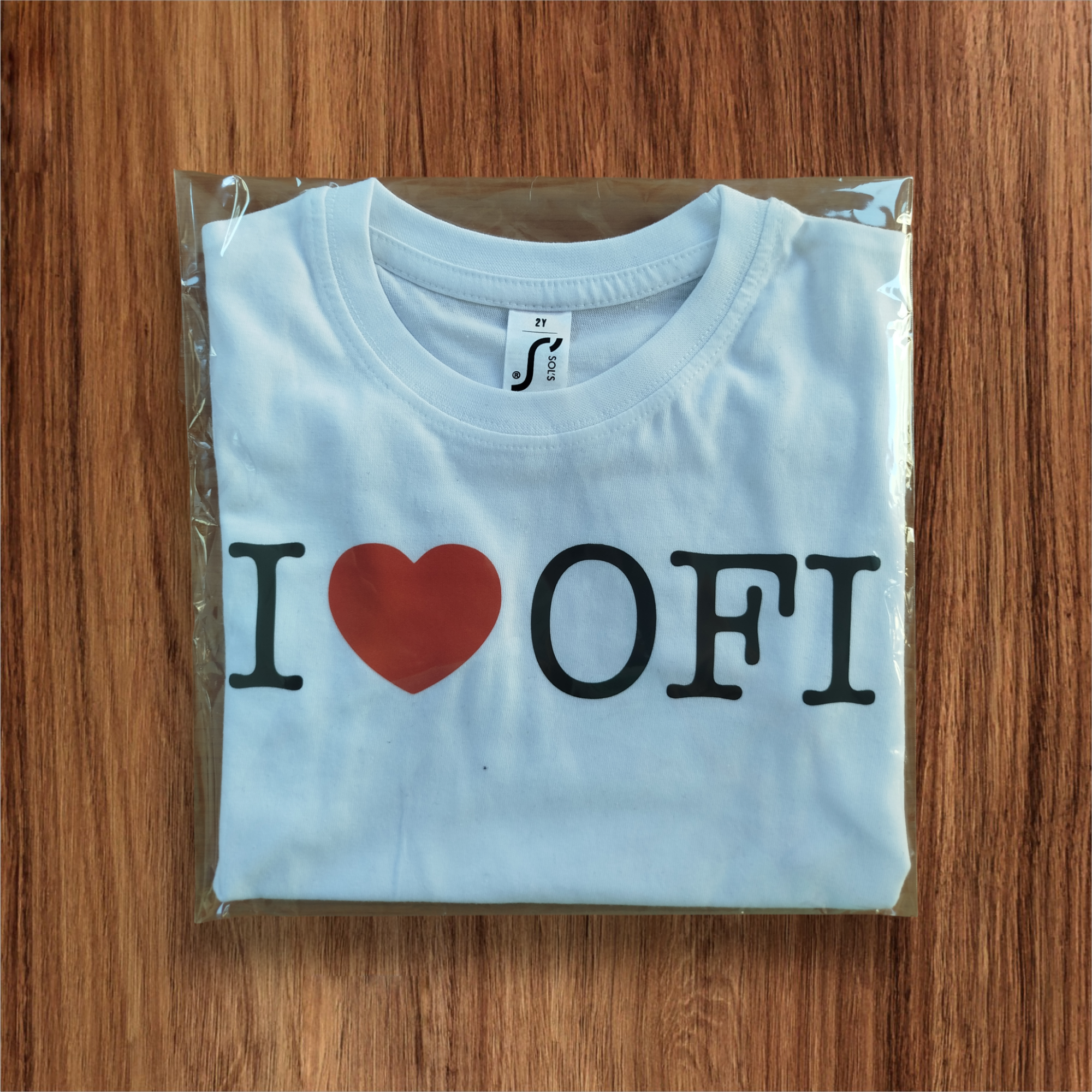 ΠΑΙΔΙΚΟ T-SHIRT I LOVE OFI 2 ΛΕΥΚΟ - 4