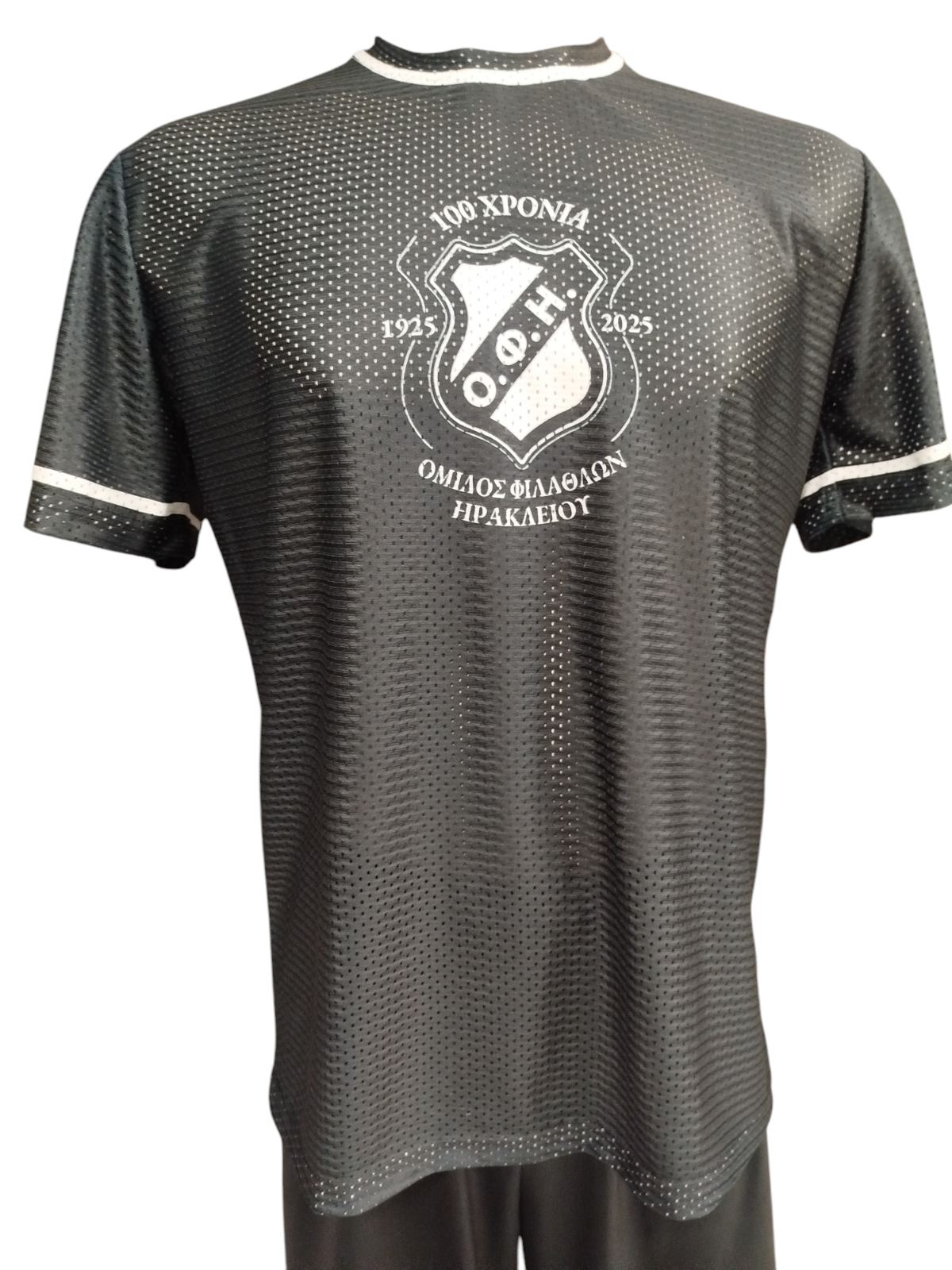 ΕΠΕΤΕΙΑΚΟ WARM UP DRI-FIT ΨΗΦΙΑΚΗ ΕΚΤΥΠΩΣΗ ΜΑΥΡΗ - XS
