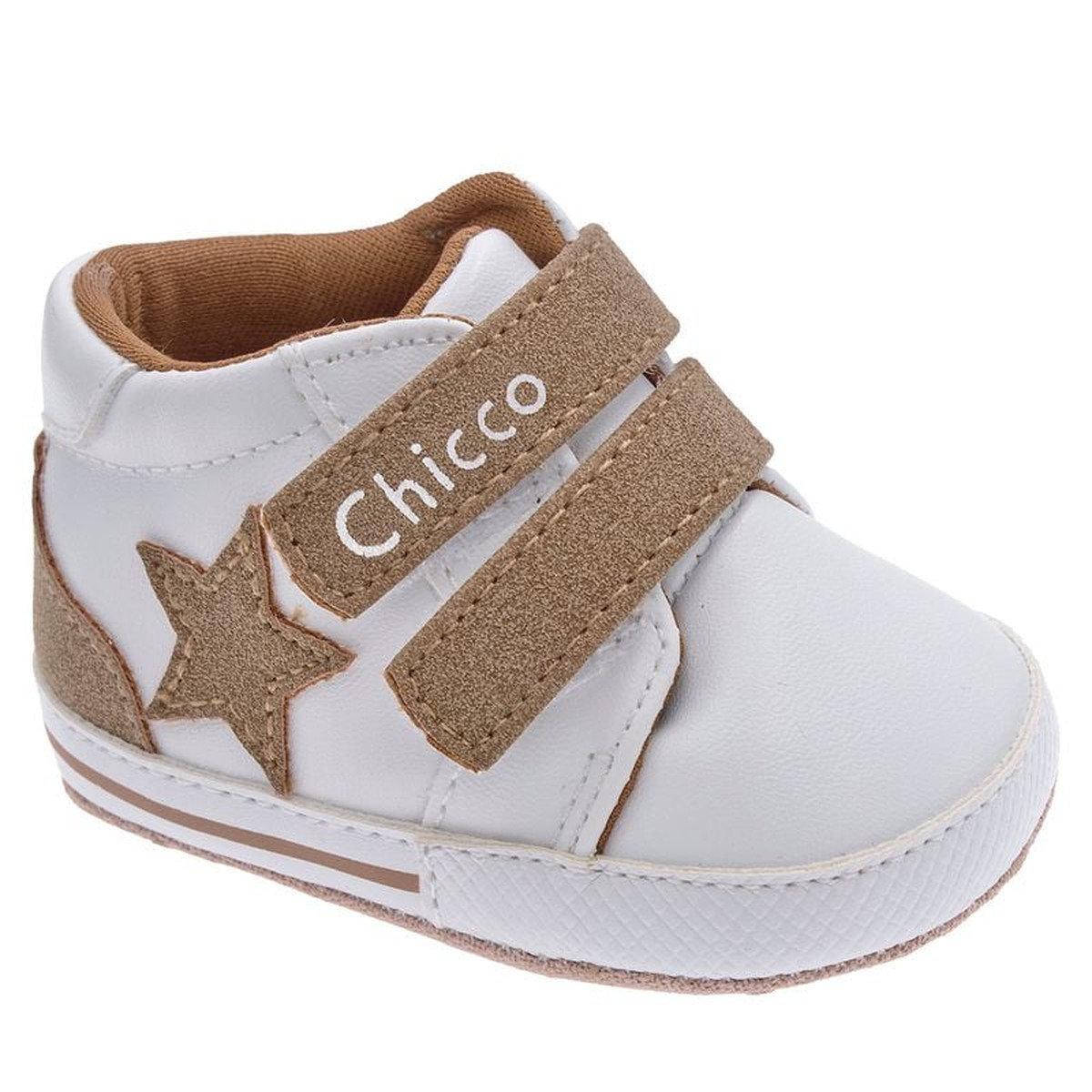 Βρεφικά παπούτσια αγκαλιάς CHICCO αγόρι - ΛΕΥΚΟ