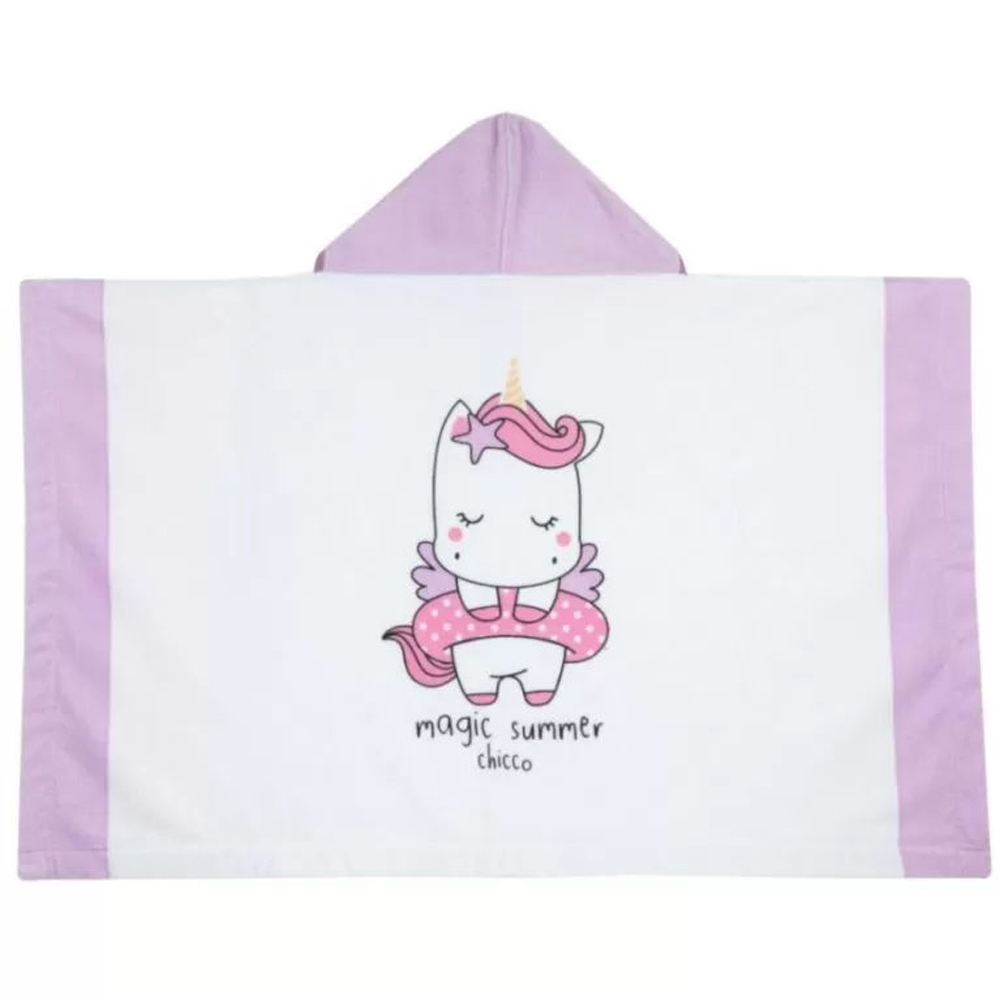 Παιδική πετσέτα παραλίας CHICCO κορίτσι - ΛΙΛΑ
