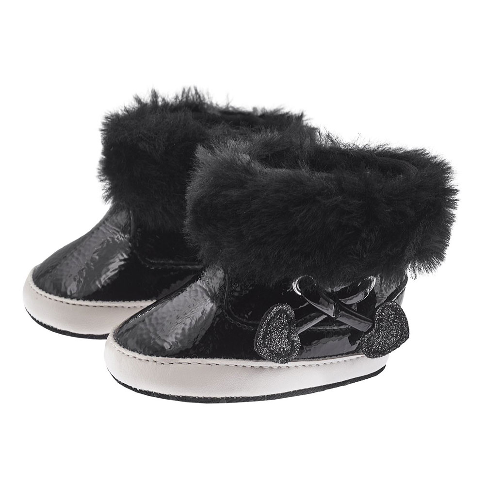 Βρεφικά μποτάκια αγκαλιάς CHICCO κορίτσι - ΜΑΥΡΟ