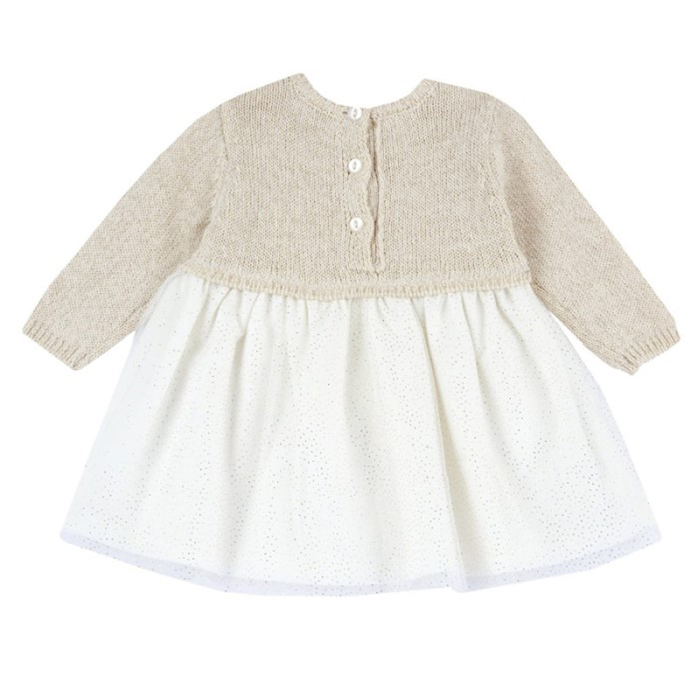 Βρεφικό πλεκτό φόρεμα CHICCO κορίτσι - 3